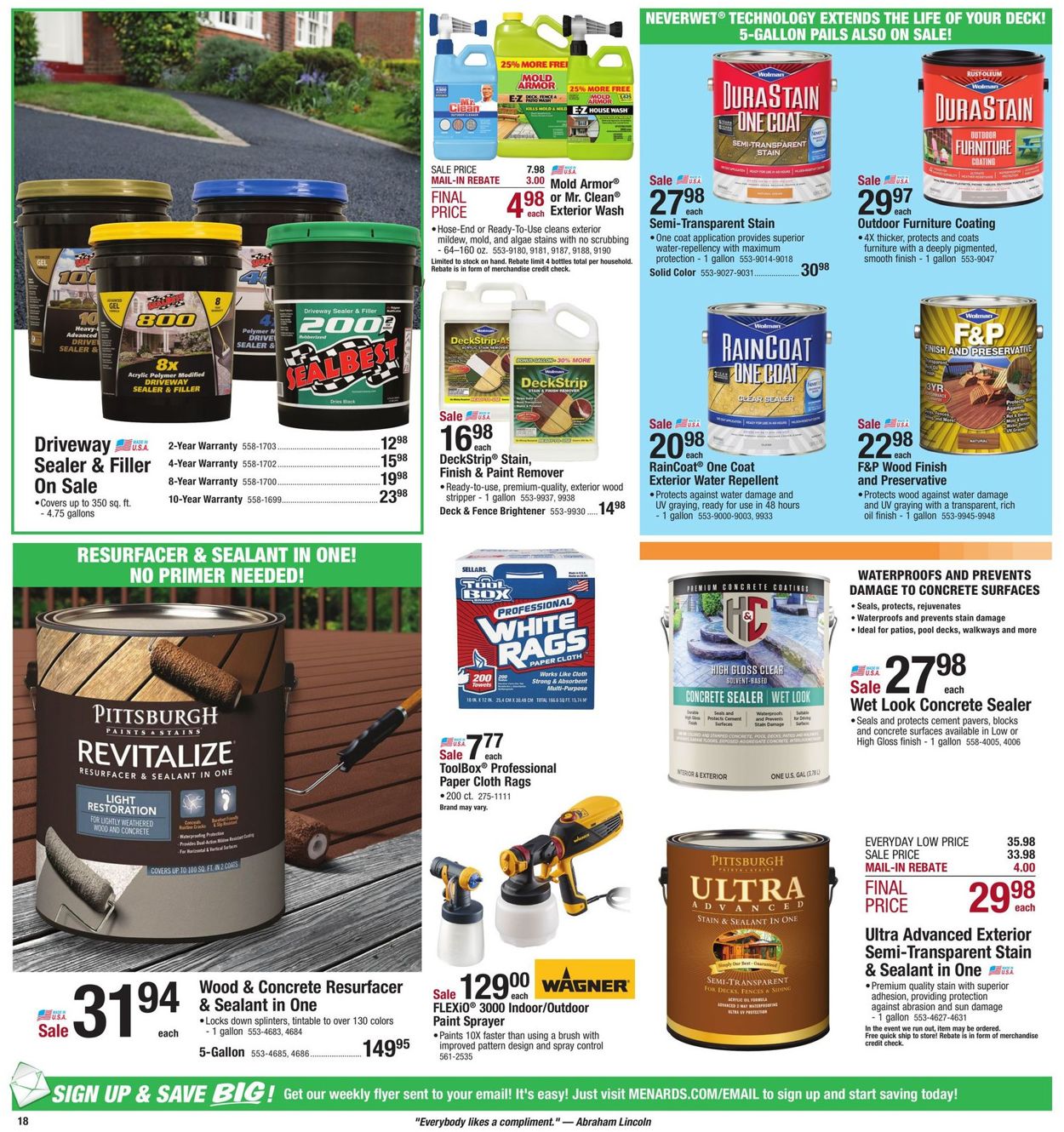 Catalogue Menards from 04/21/2019