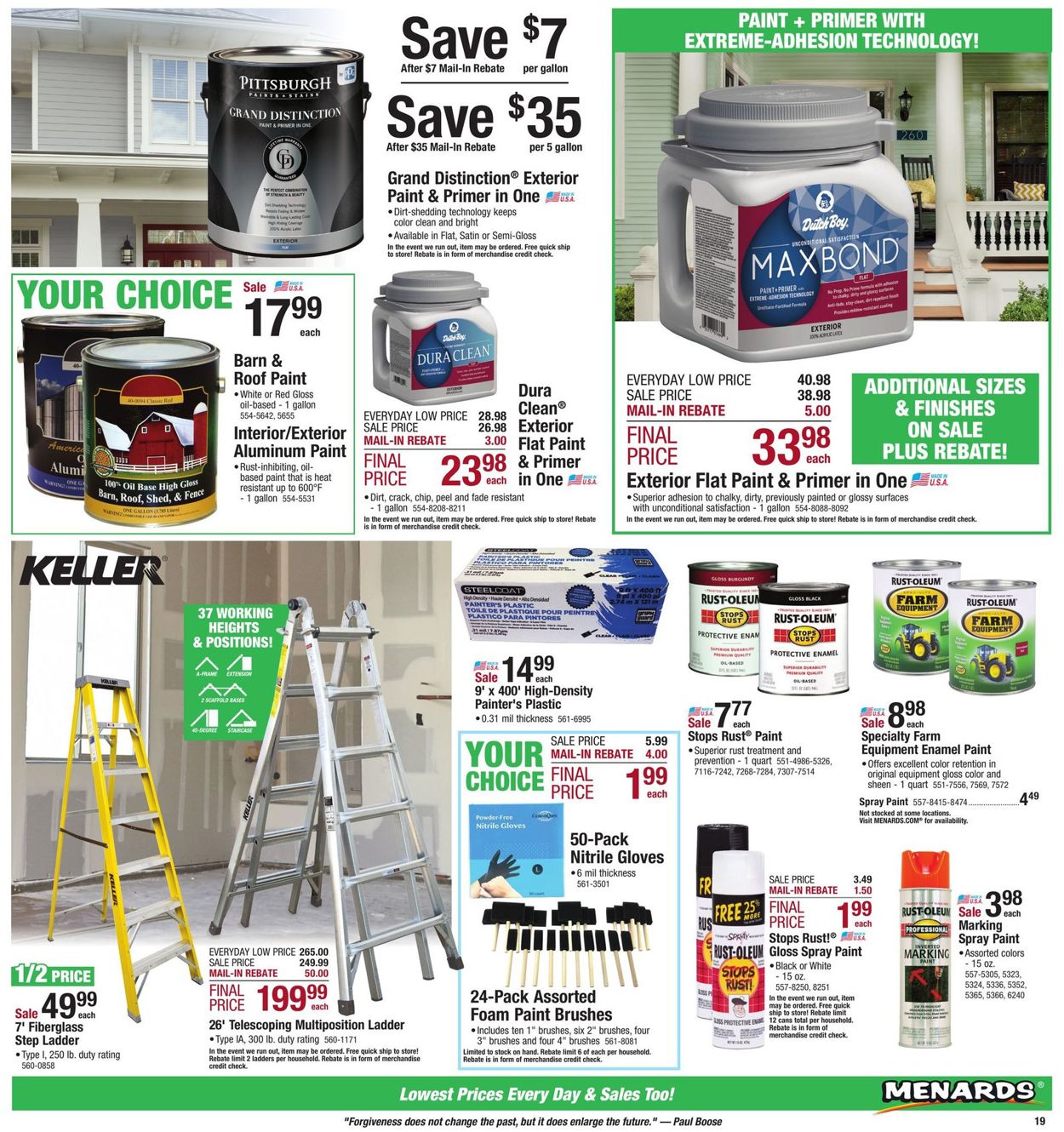 Catalogue Menards from 04/21/2019