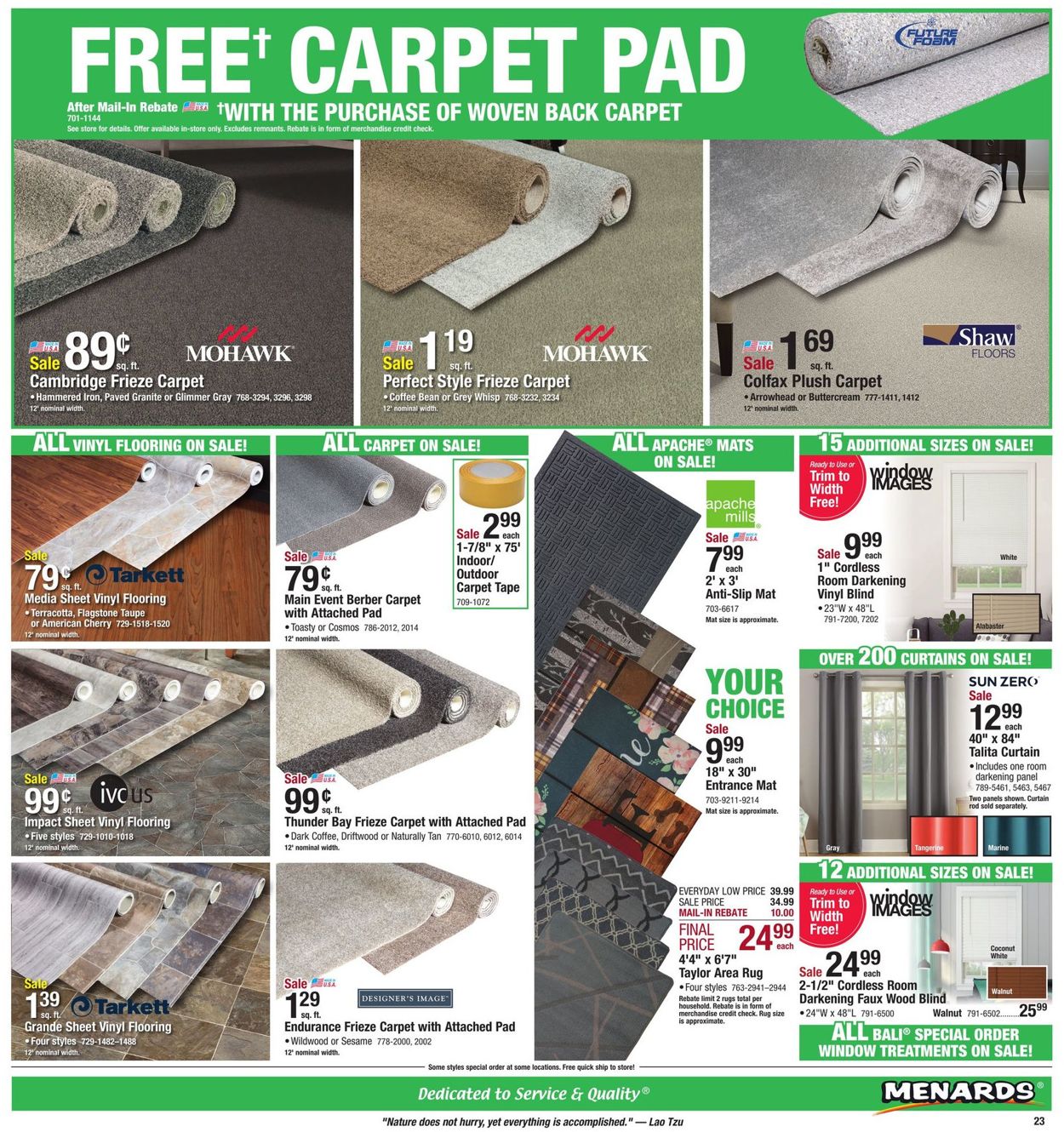 Catalogue Menards from 04/21/2019