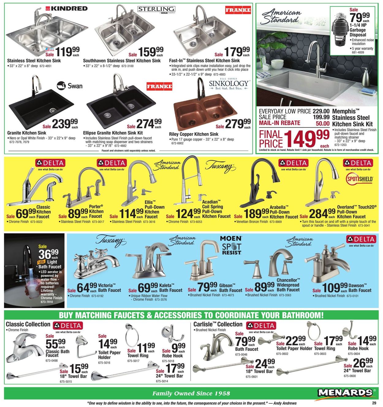 Catalogue Menards from 04/21/2019