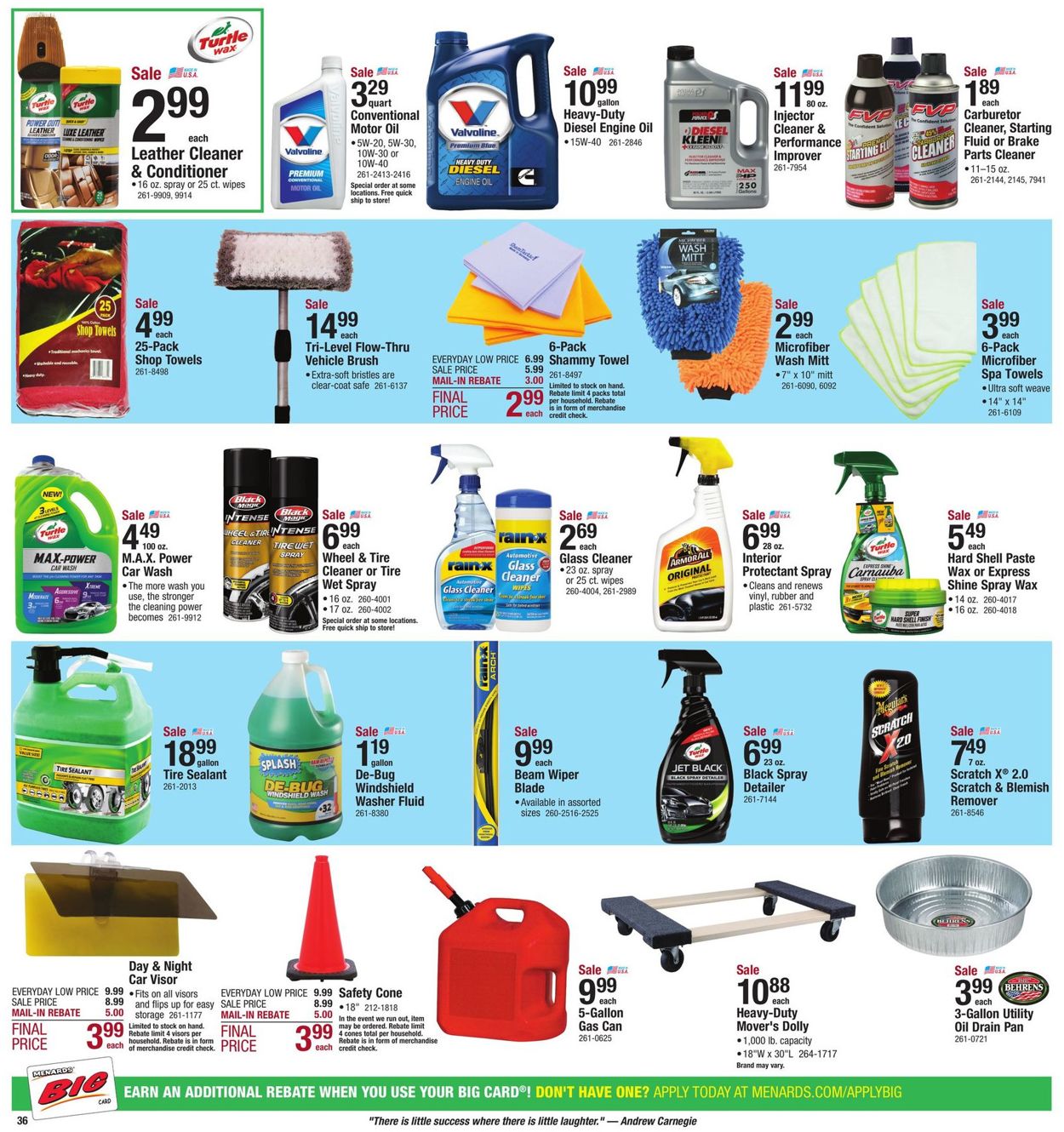 Catalogue Menards from 04/21/2019