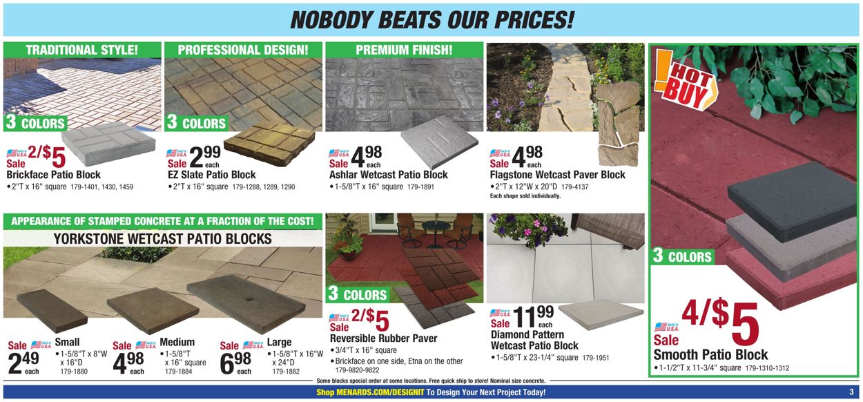 Catalogue Menards from 04/21/2019