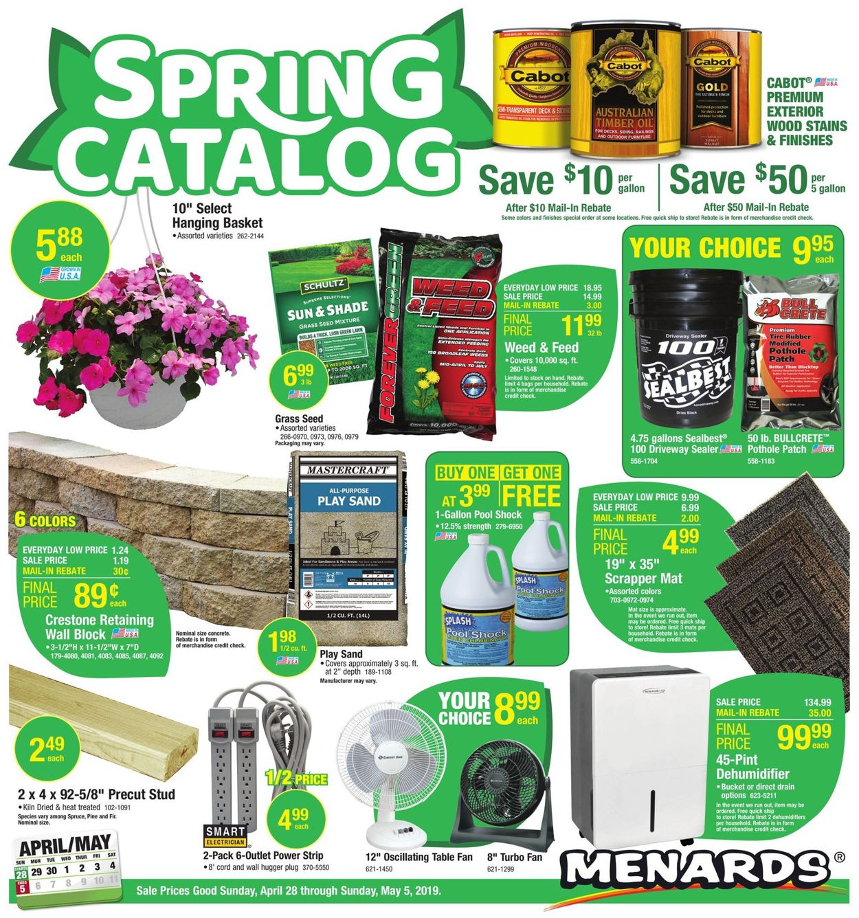 Menards Current Weekly Ad 04 28 05 05 2019 3 Frequent ads