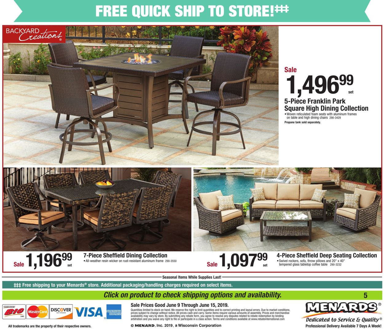 Catalogue Menards from 06/09/2019