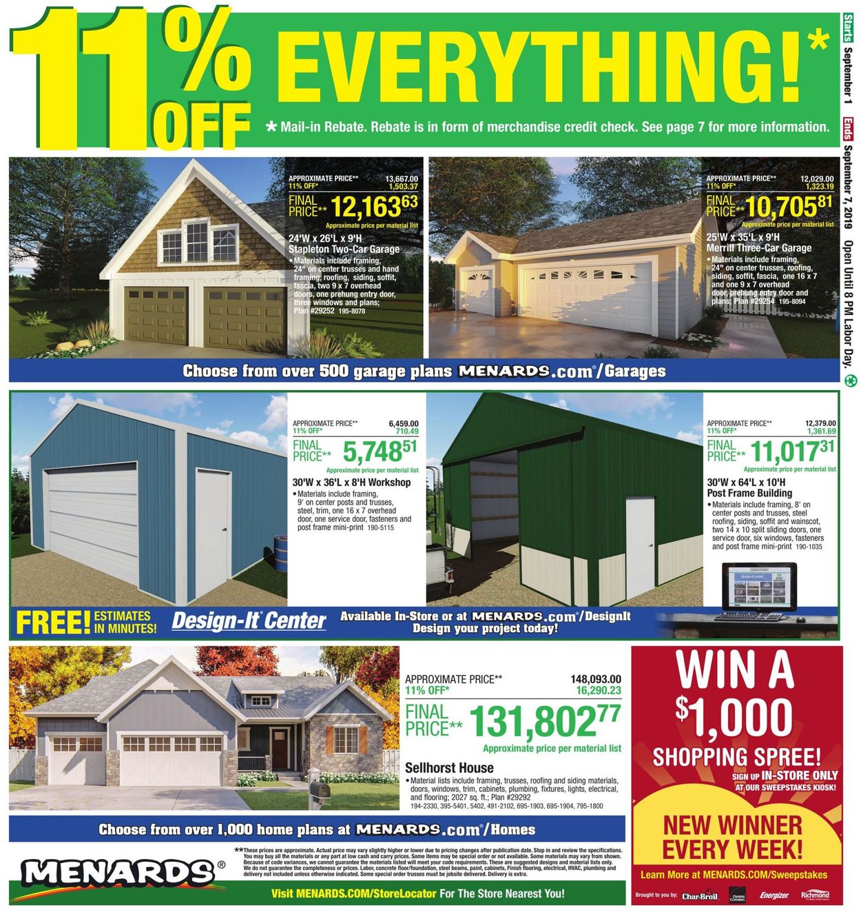 Menards Current weekly ad 09/01 - 09/07/2019 [9] - 0