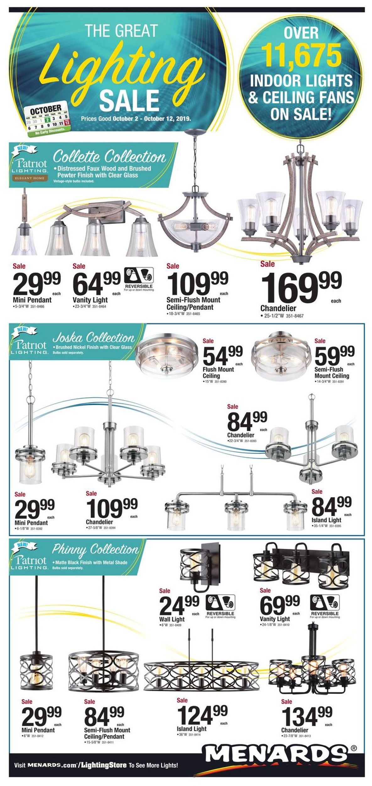 Catalogue Menards from 10/02/2019