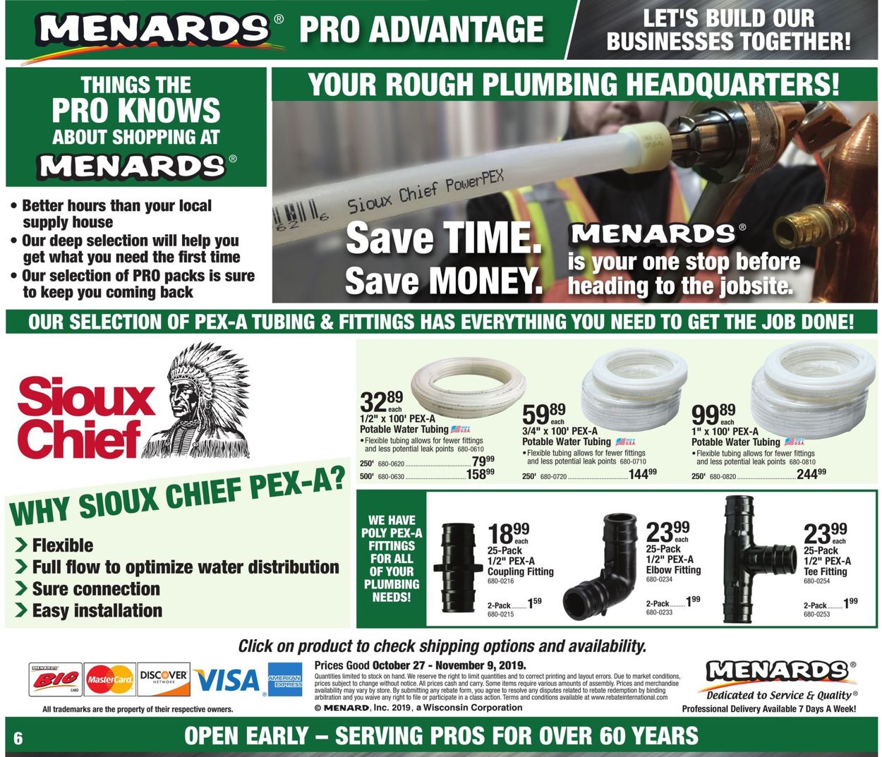 Catalogue Menards from 10/27/2019