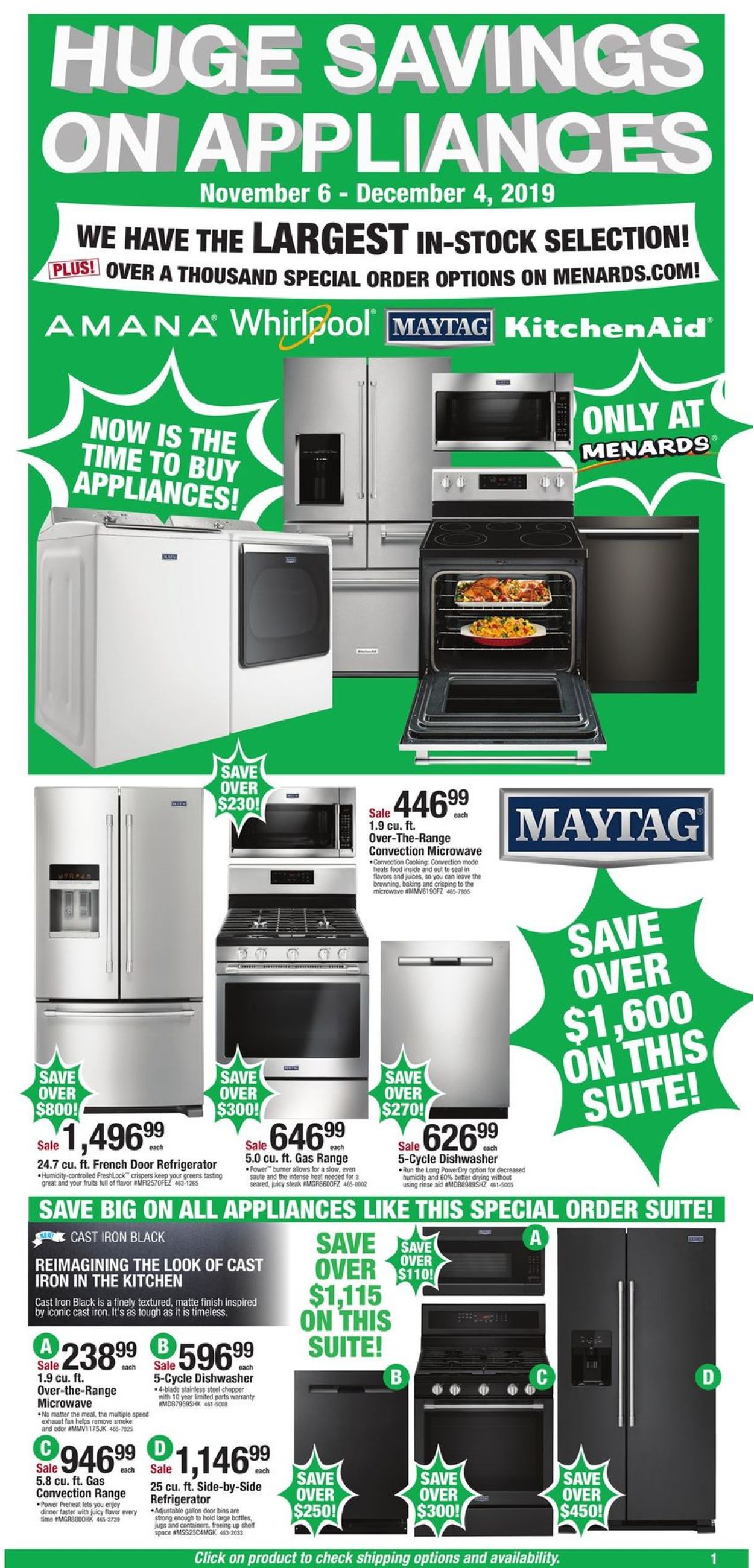 Menards Current weekly ad 11/06 - 12/04/2019 - 0