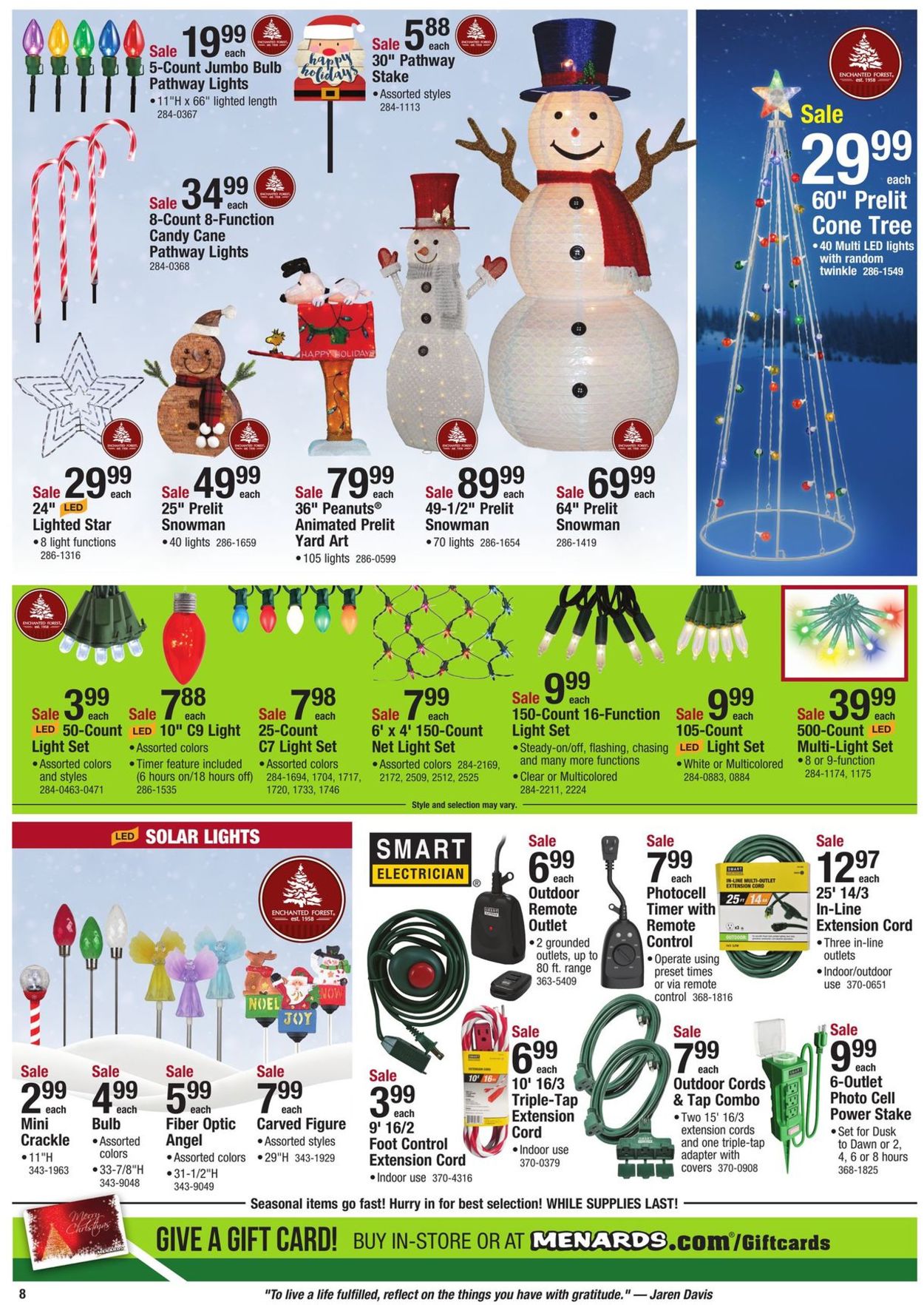 Catalogue Menards - Christmas Ad 2019 from 11/24/2019