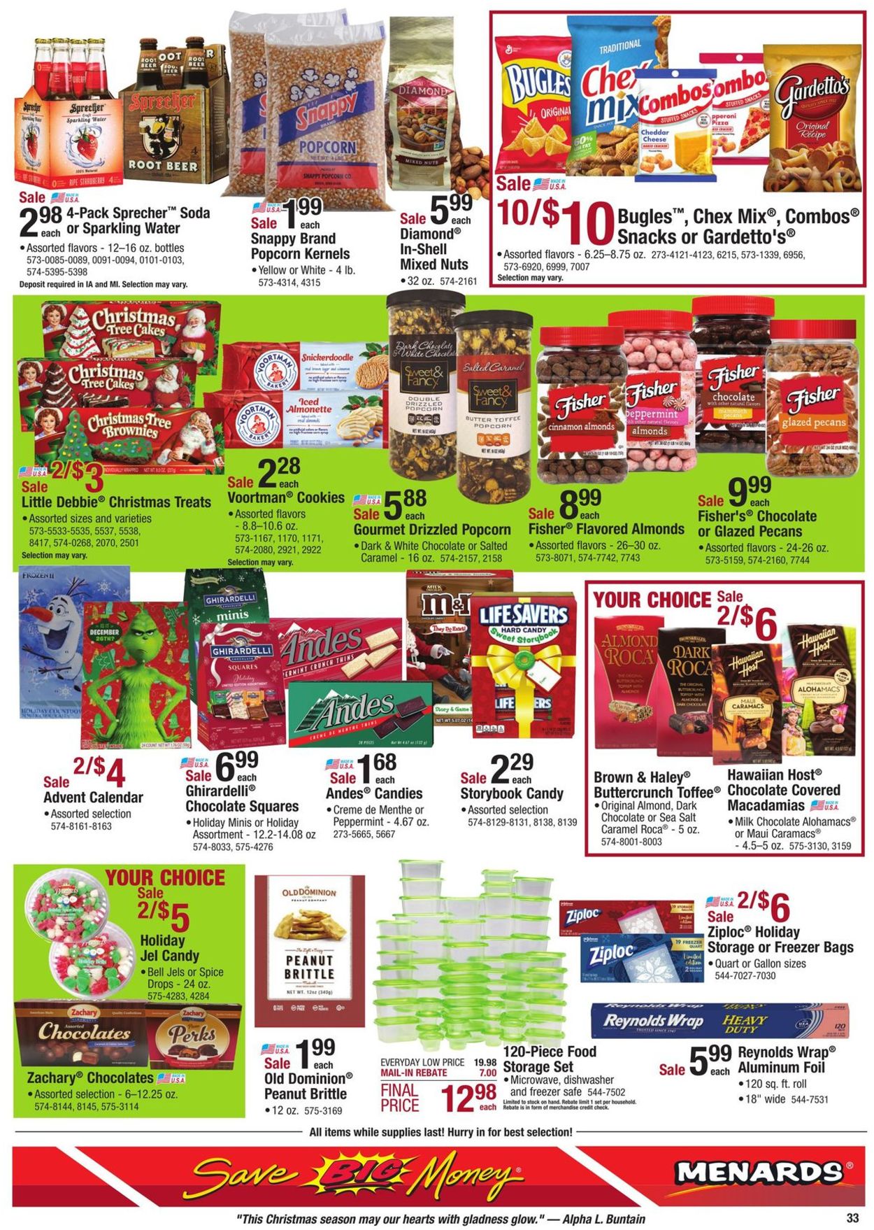 Menards - Christmas Ad 2019 Current weekly ad 11/24 - 12/07/2019 [34] - 0
