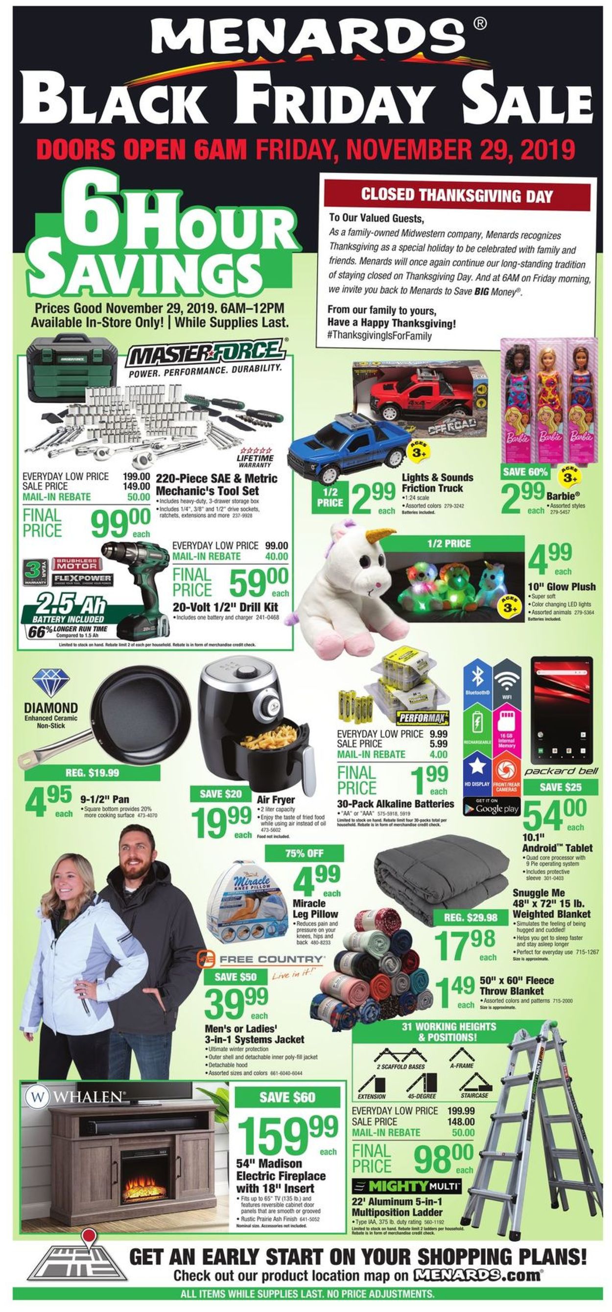 Menards - Black Friday Sale 2019 Current weekly ad 11/29 - 11/30/2019 - 0