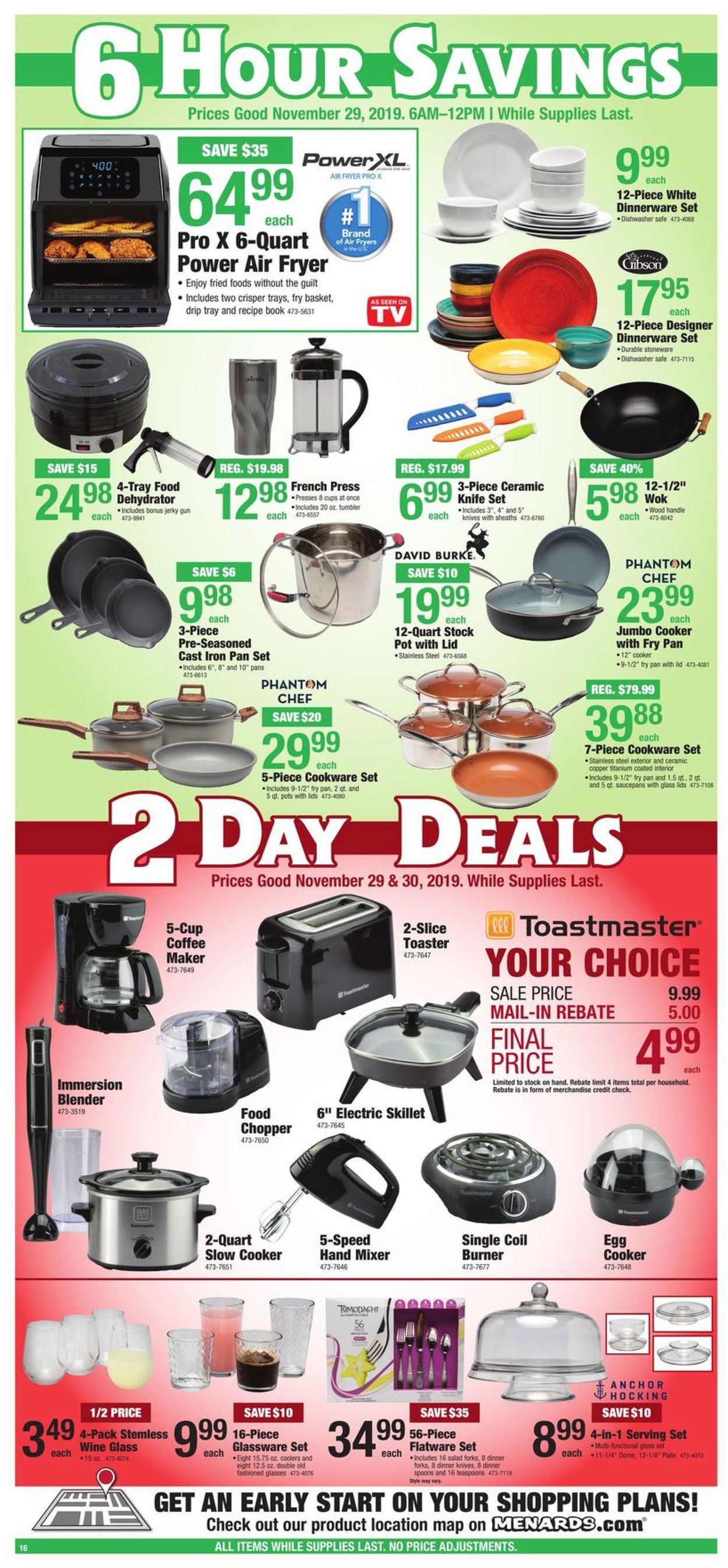 Menards - Black Friday Sale 2019 Current weekly ad 11/29 - 11/30/2019 [17] - 0