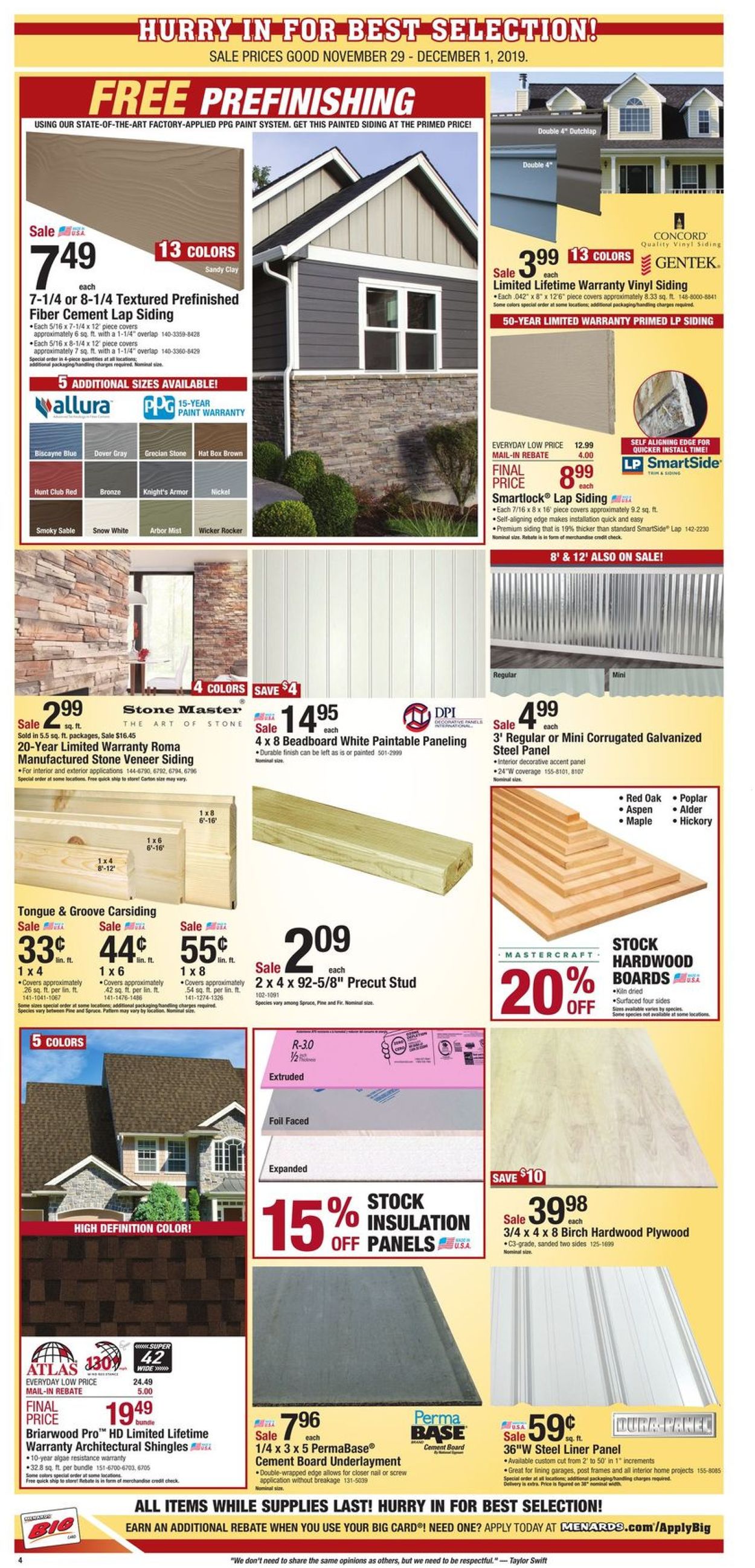 Menards - Black Friday Sale 2019 Current weekly ad 11/29 - 12/01/2019 [4] - mediakits.theygsgroup.com