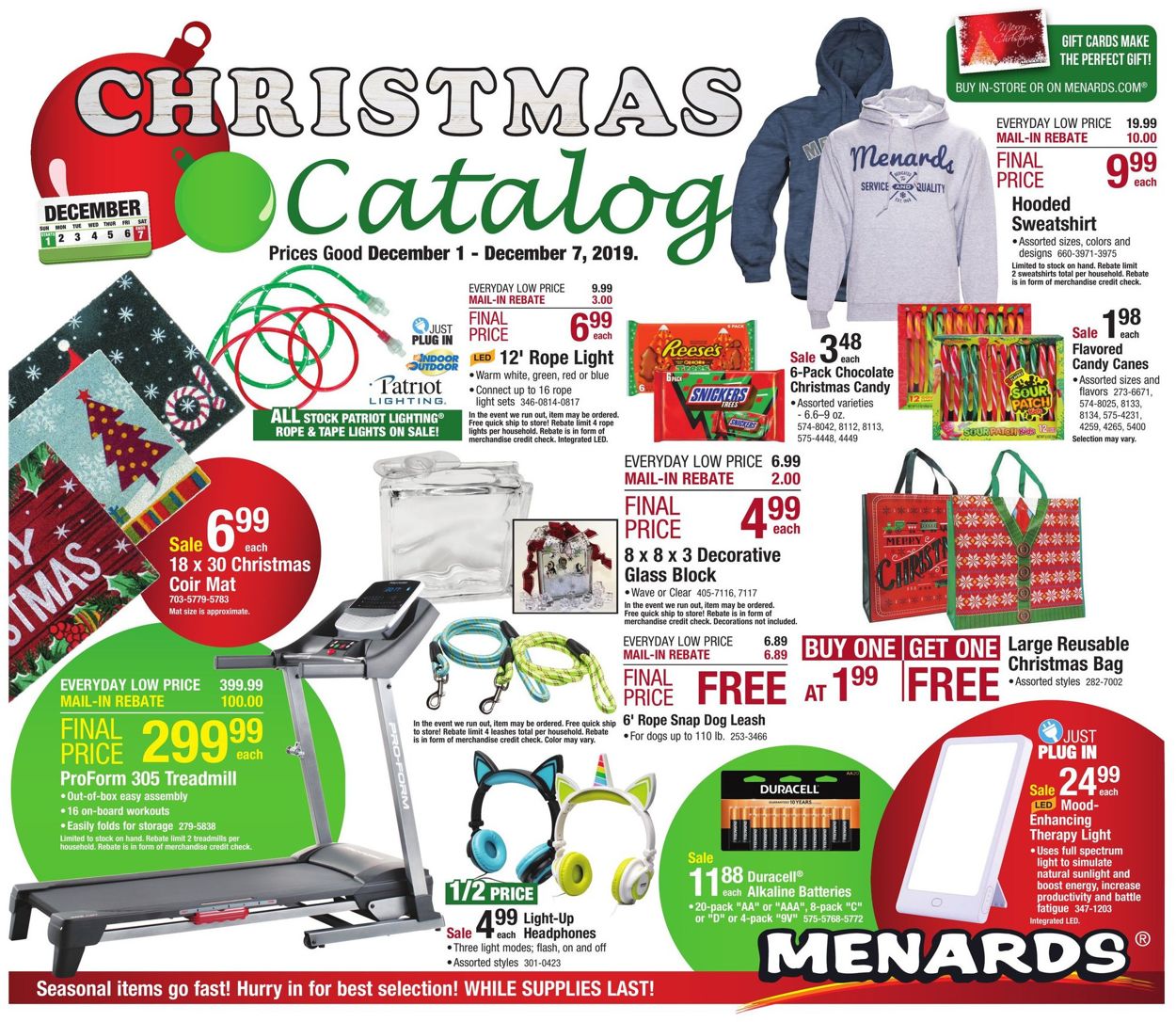 Catalogue Menards - Christmas Ad 2019 from 12/01/2019