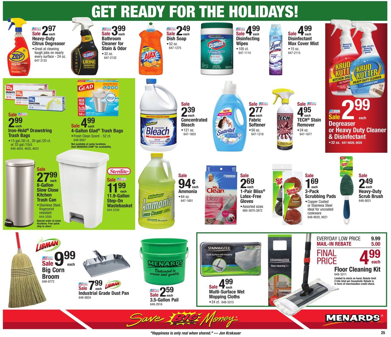 Menards - Christmas Ad 2019 Current weekly ad 12/01 - 12/07/2019 [29 ...