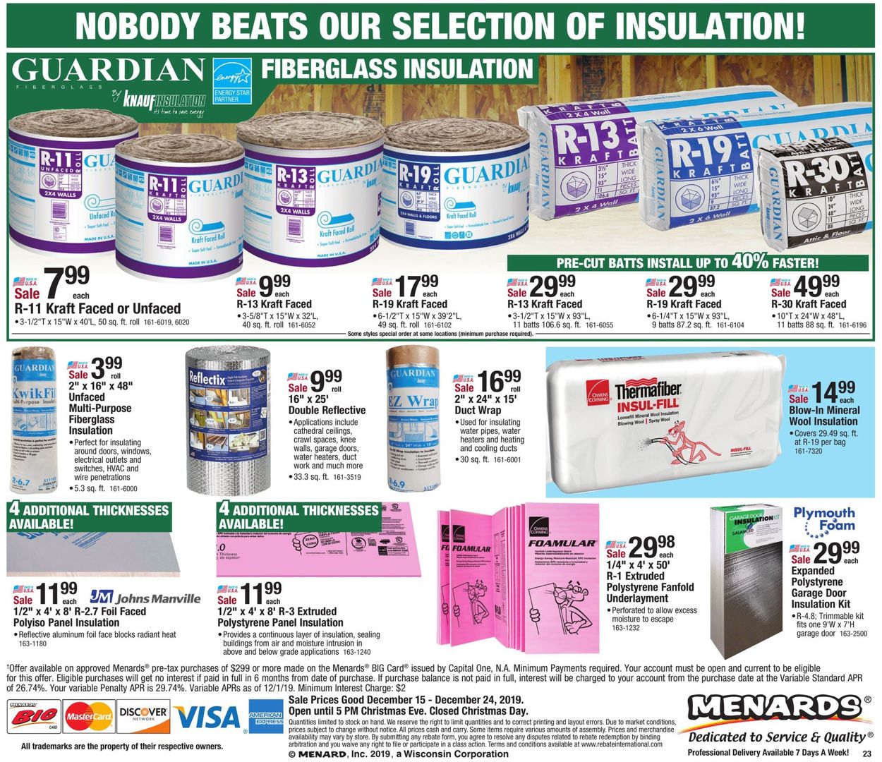 Catalogue Menards - Christmas Sale Ad 2019 from 12/15/2019
