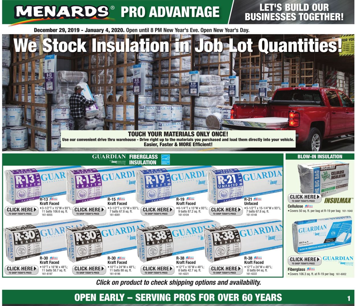 Catalogue Menards from 12/29/2019