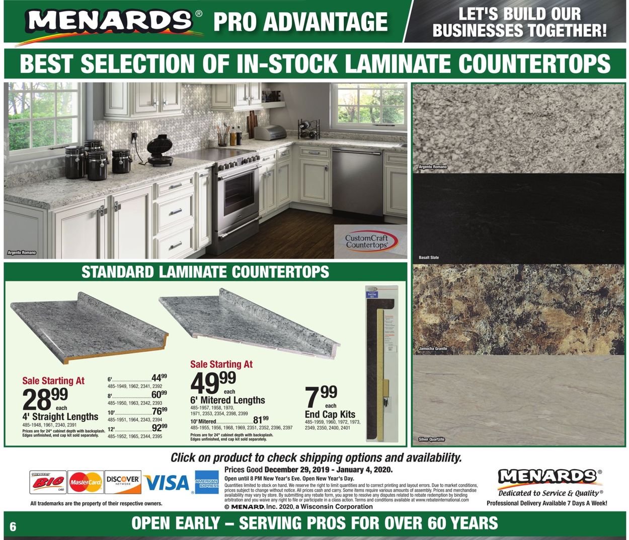 Catalogue Menards from 12/29/2019