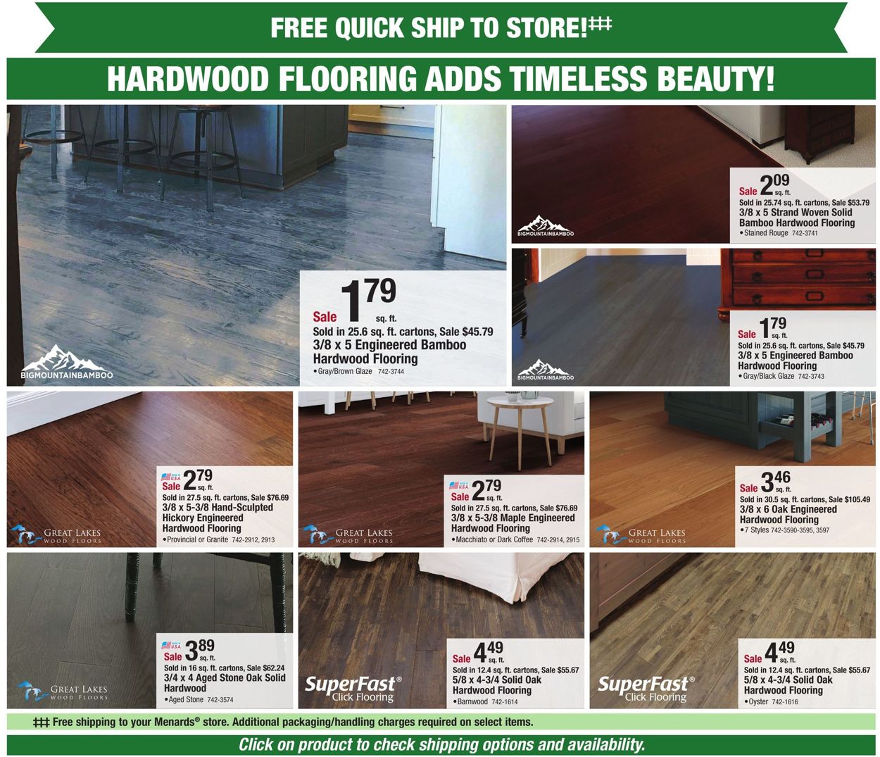 Menards Cur Weekly Ad 02 16 22, Menards Engineered Hardwood Flooring