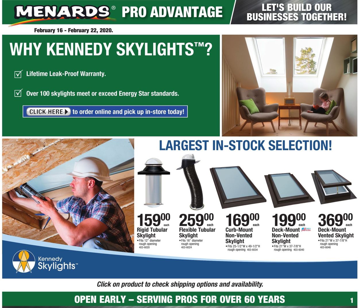 Catalogue Menards from 02/16/2020