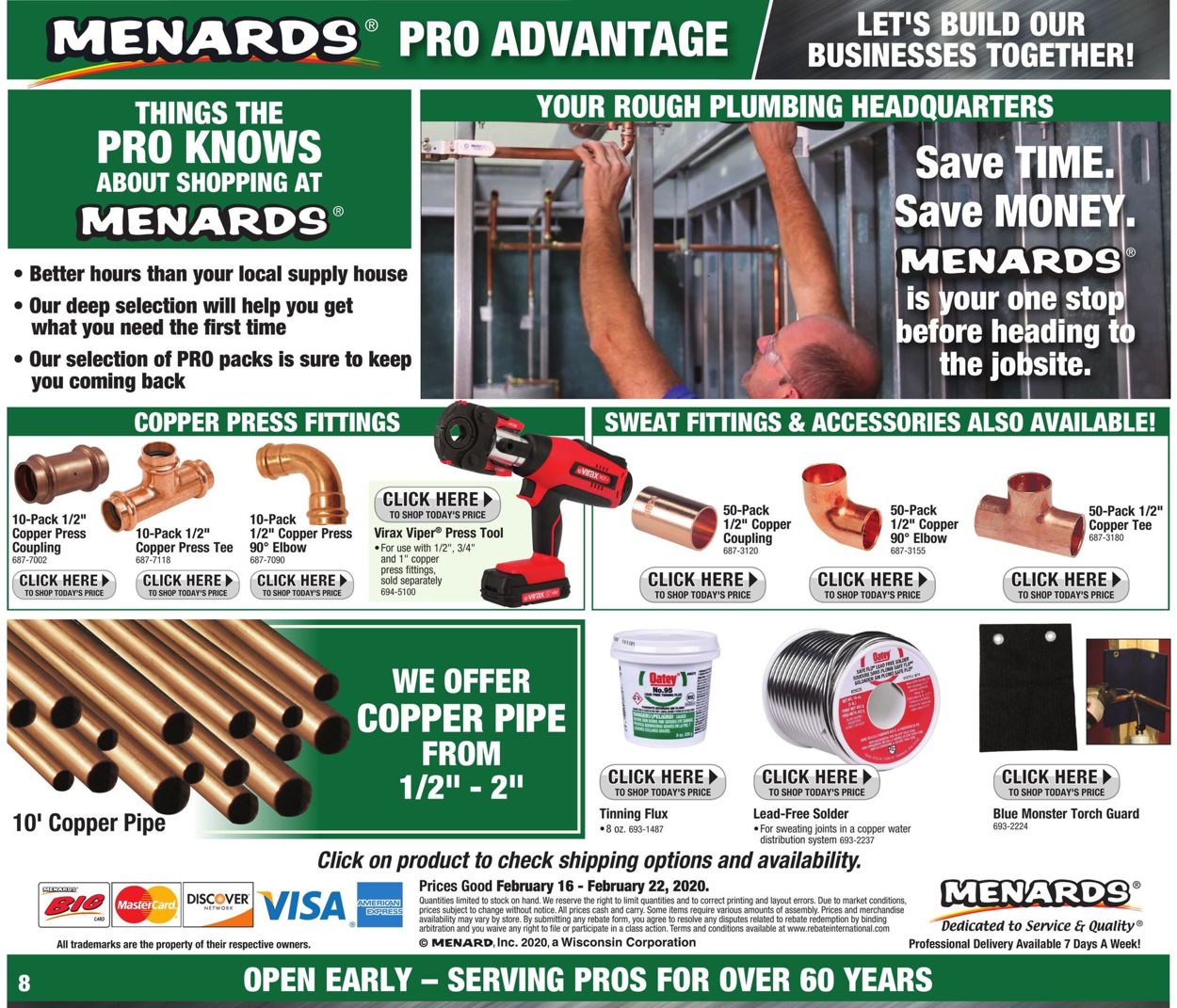 Catalogue Menards from 02/16/2020