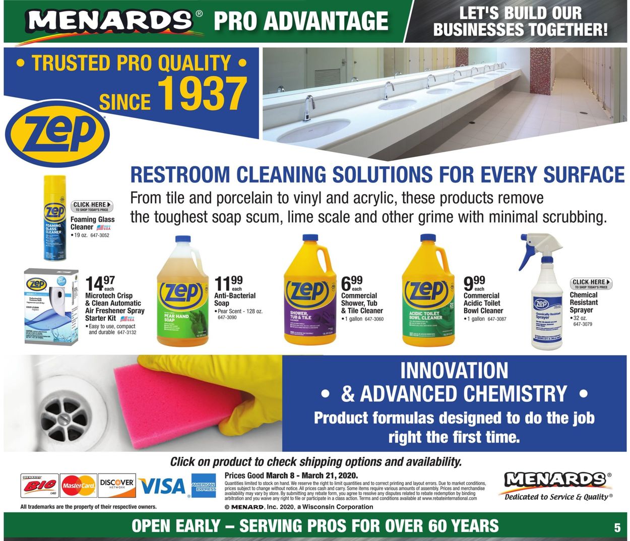 Catalogue Menards from 03/08/2020