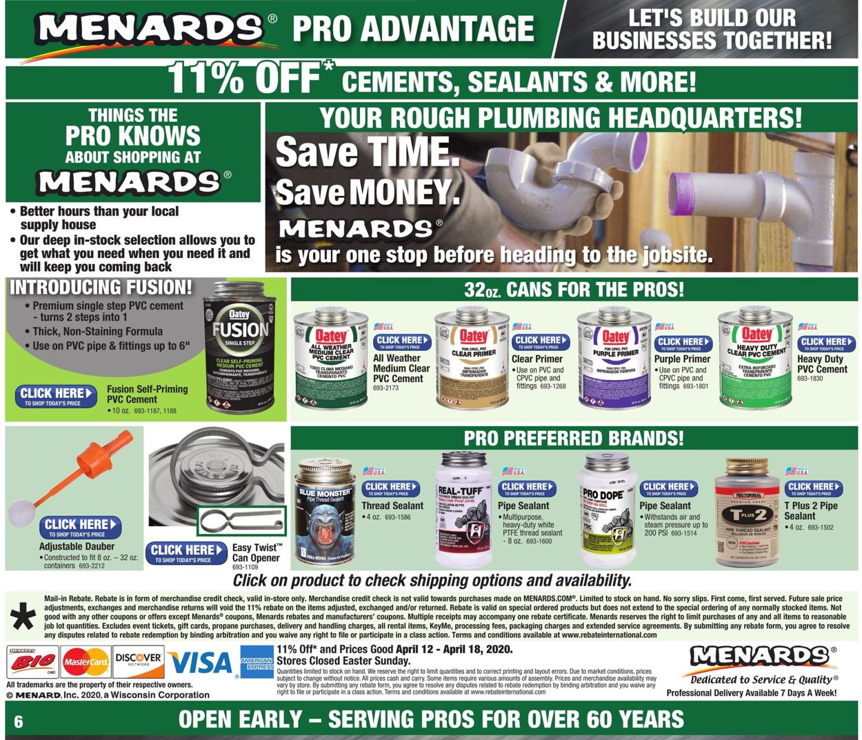 Catalogue Menards from 04/12/2020