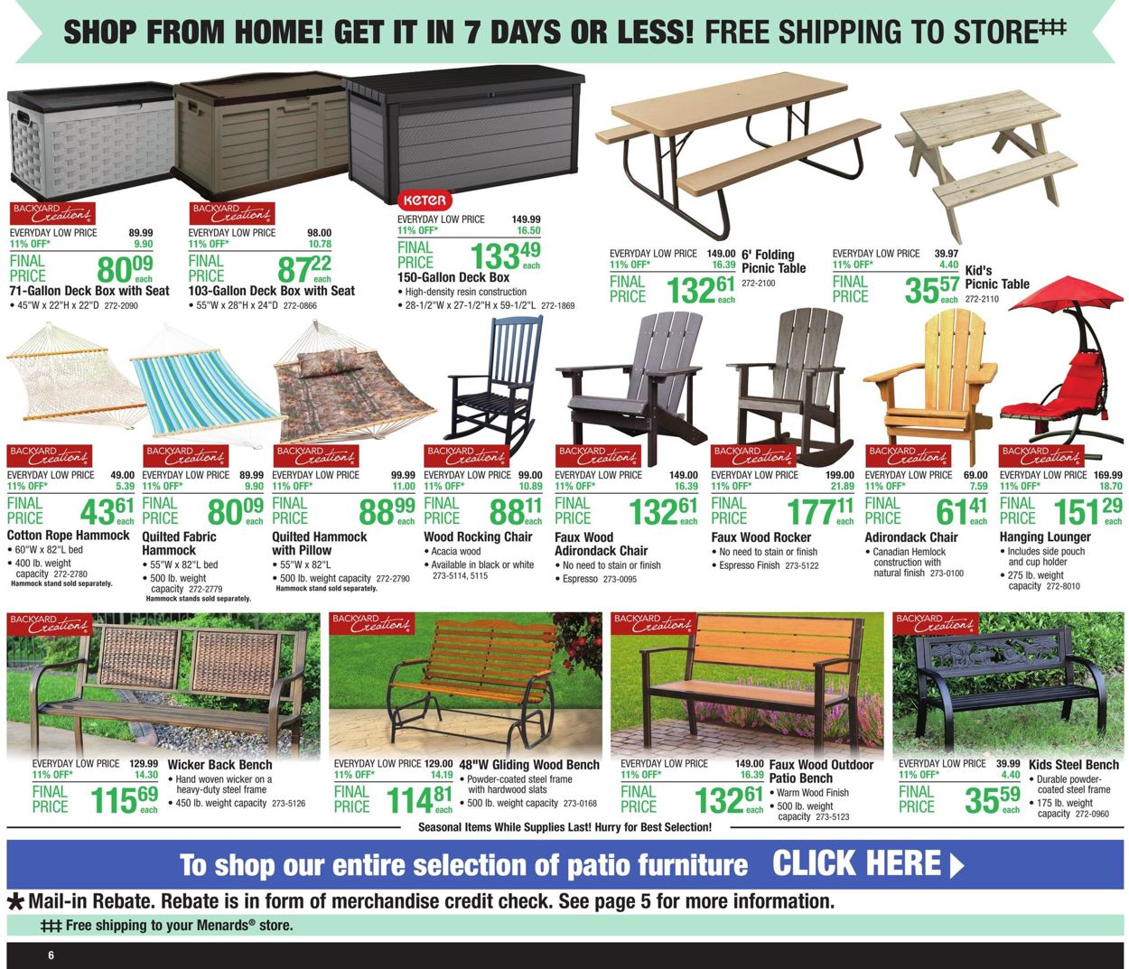 Catalogue Menards from 05/03/2020