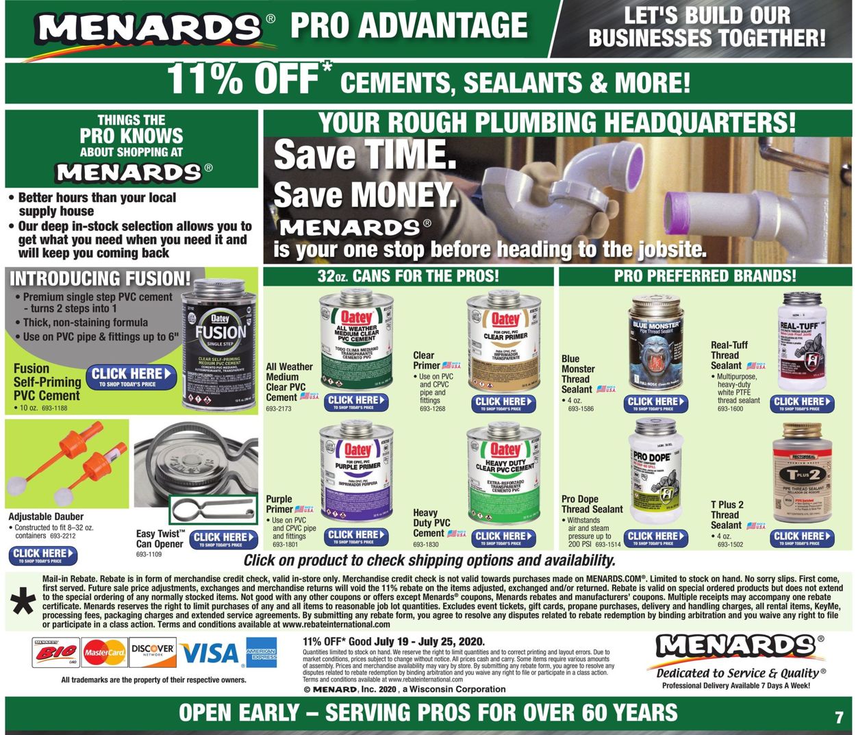 Catalogue Menards from 07/19/2020