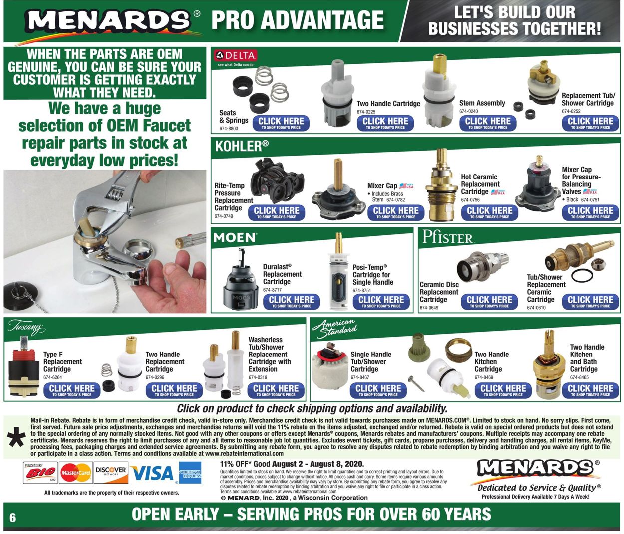 Catalogue Menards from 08/02/2020