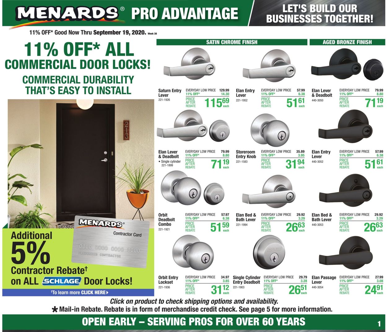 Catalogue Menards from 09/13/2020