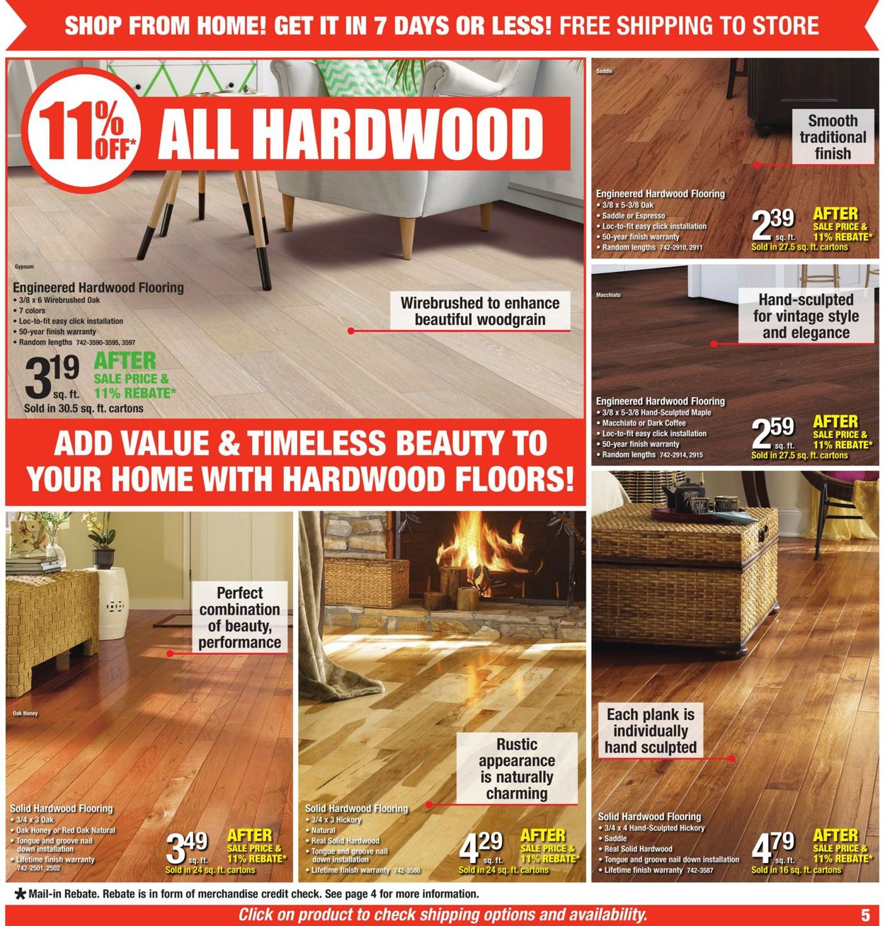 Menards Cur Weekly Ad 09 20 26, Menards Engineered Hardwood Flooring