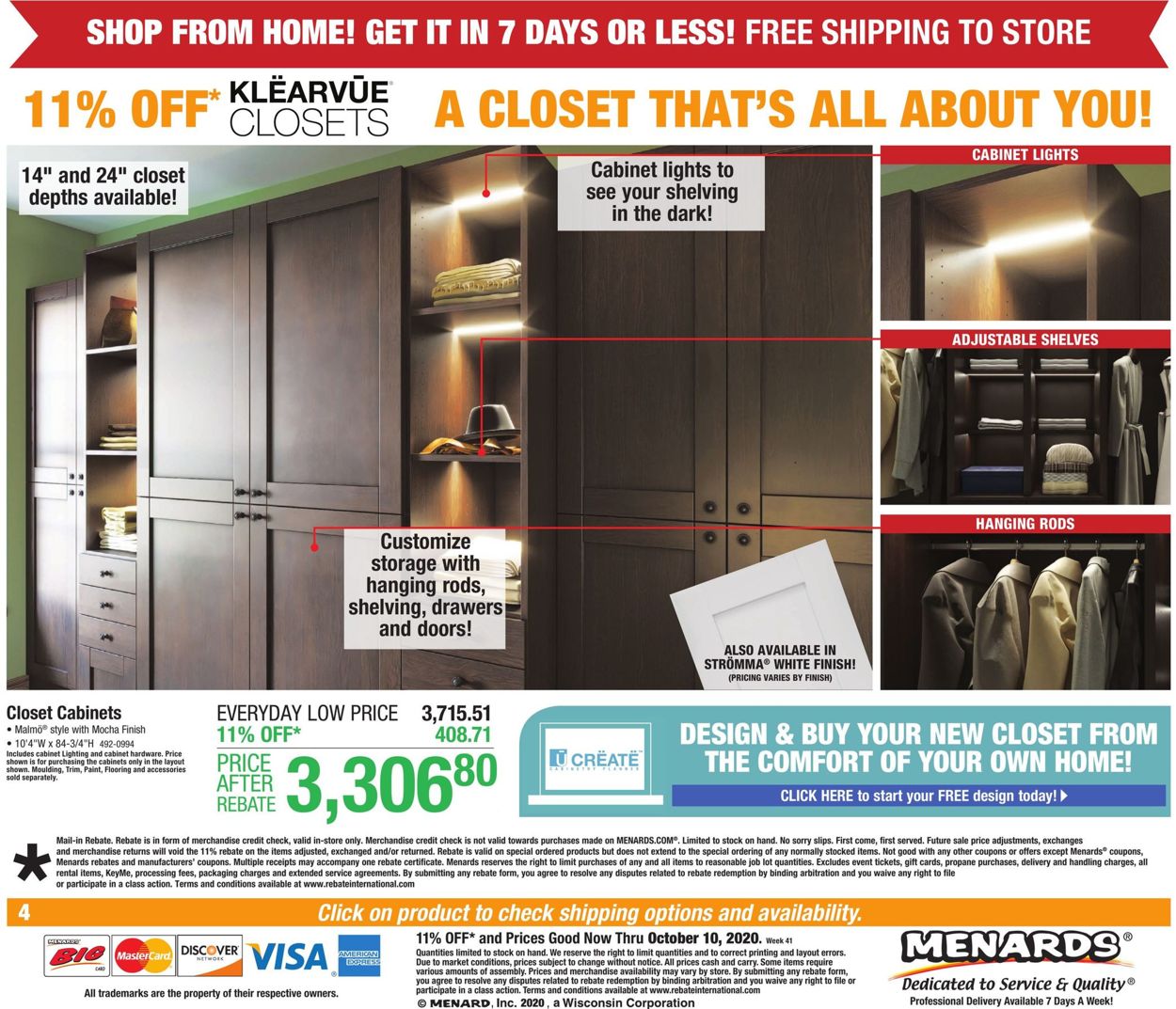 Catalogue Menards from 10/04/2020