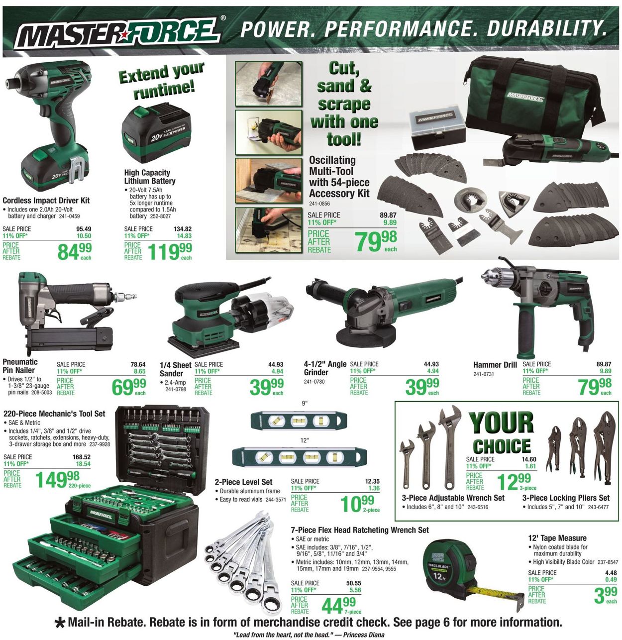 Catalogue Menards from 10/18/2020