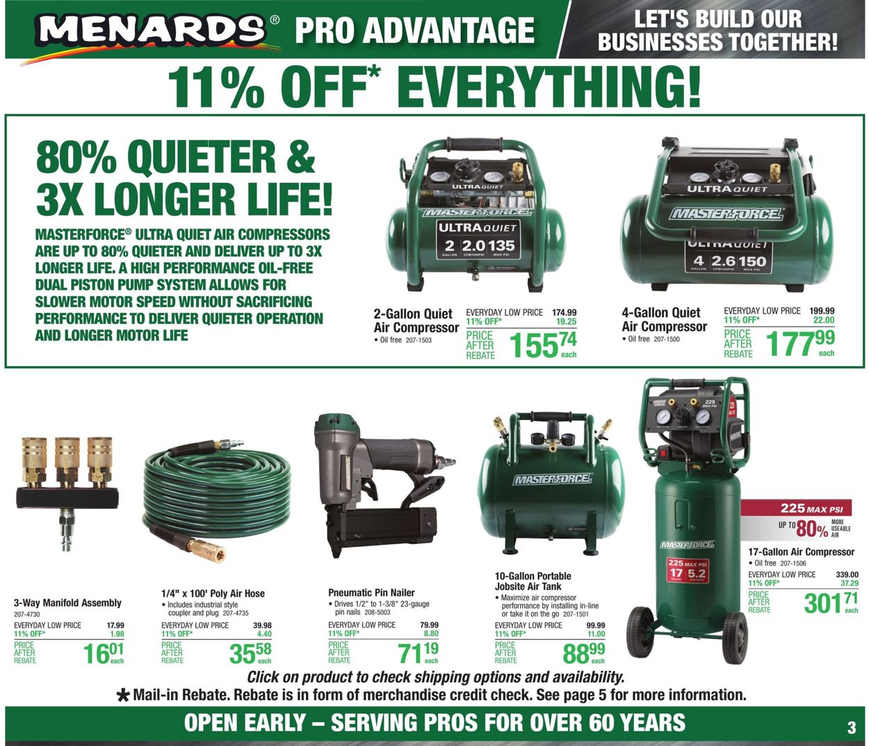 Catalogue Menards from 10/18/2020