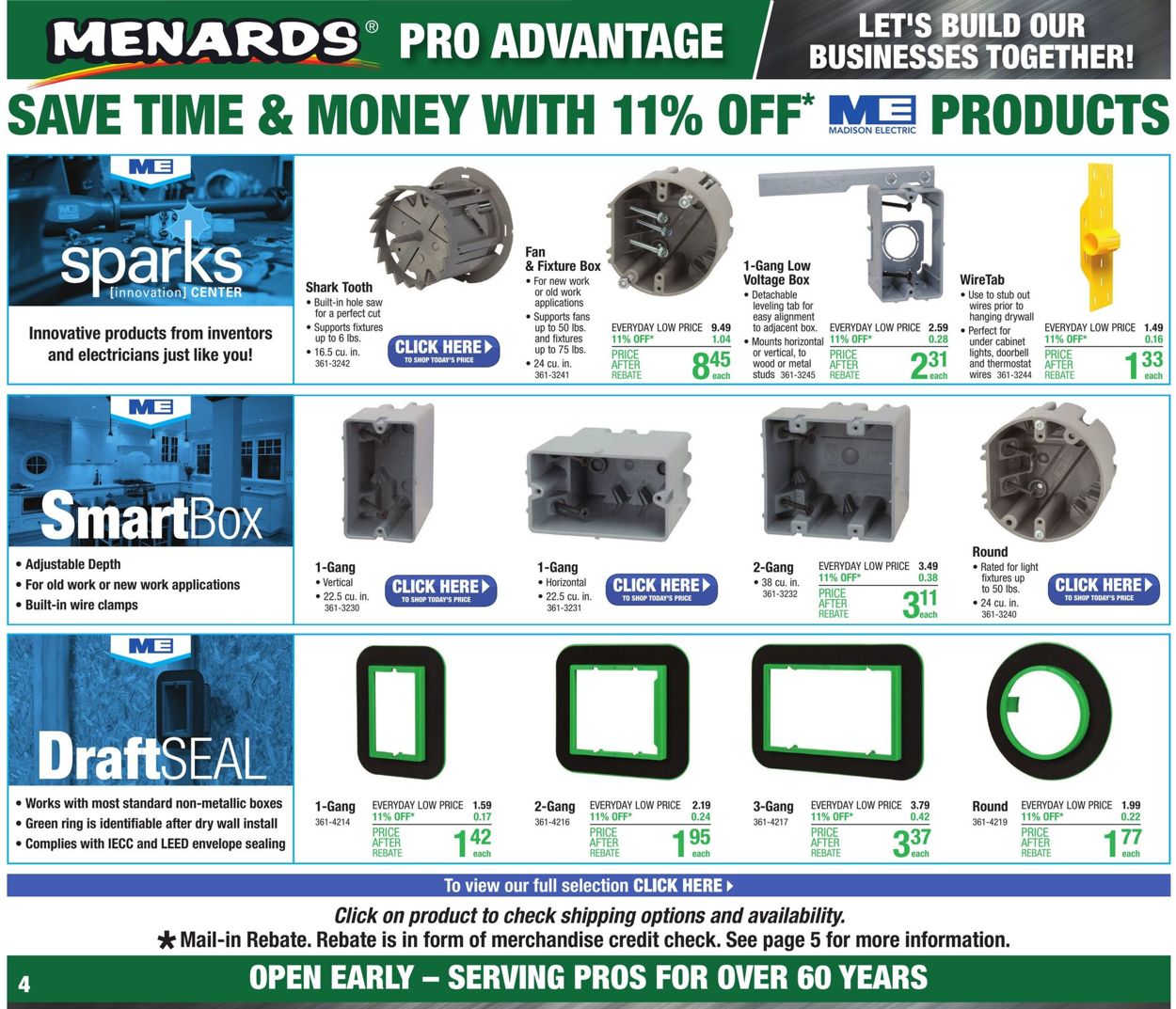 Catalogue Menards from 10/18/2020