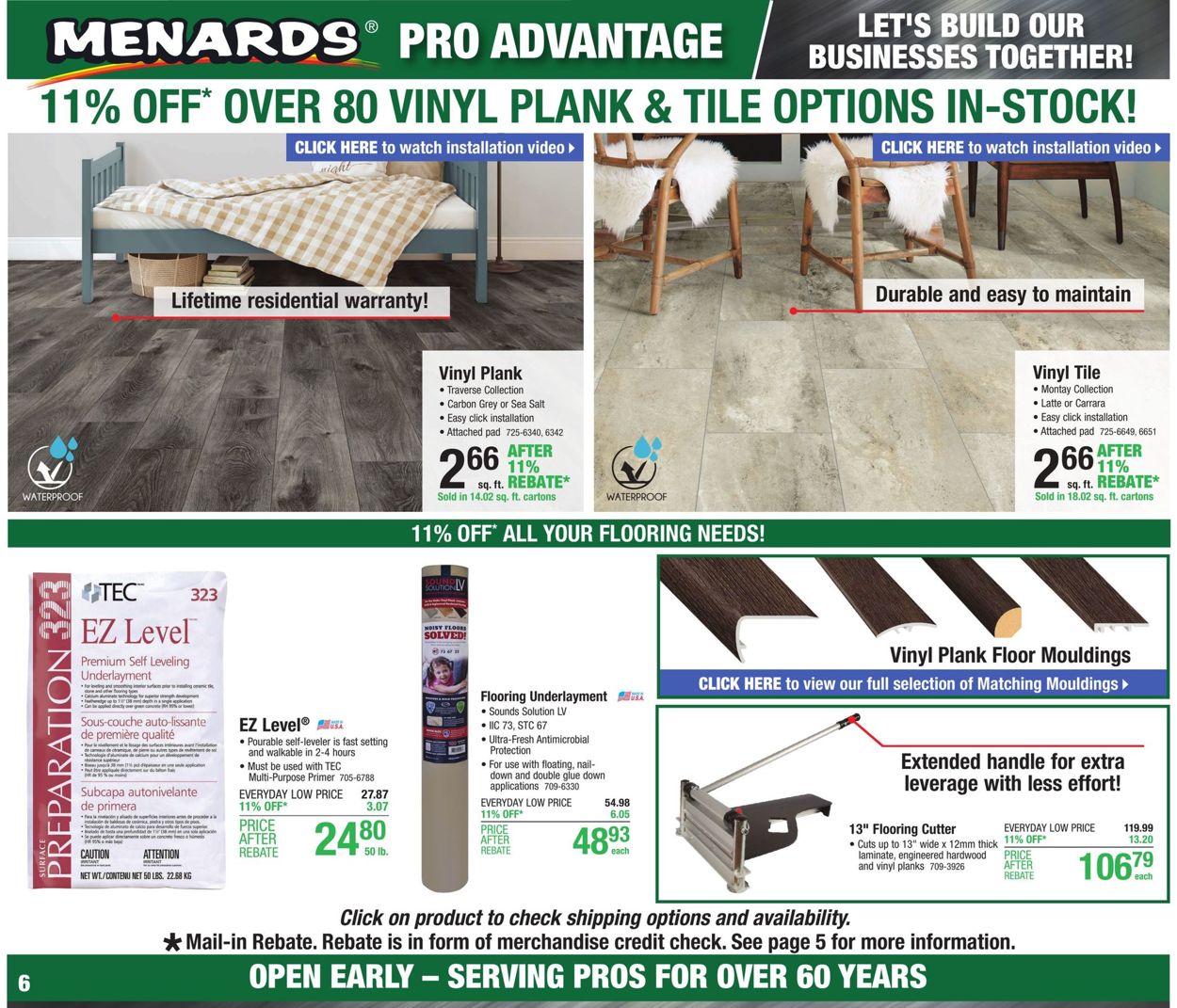 Catalogue Menards from 10/18/2020