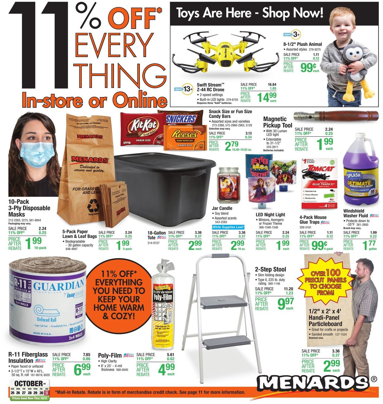 Menards Current weekly ad 10/25 10/31/2020