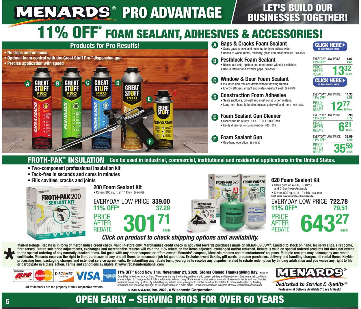 Catalogue Menards from 11/15/2020