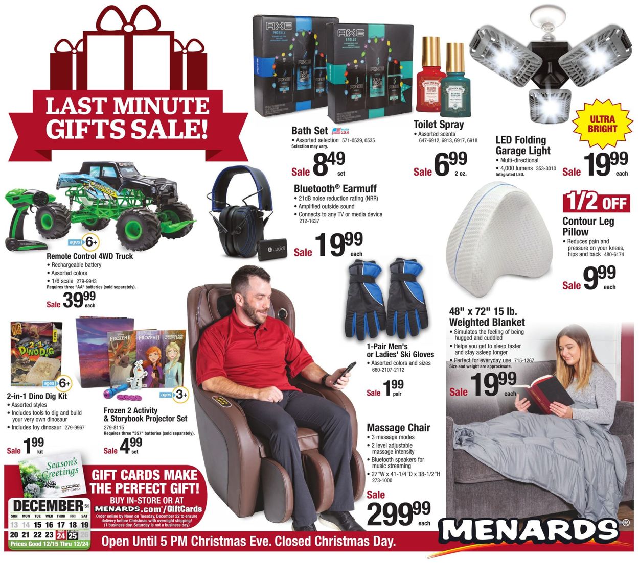 Menards Last Minute Gift Sale 2020 Current weekly ad 12/15 12/24/2020