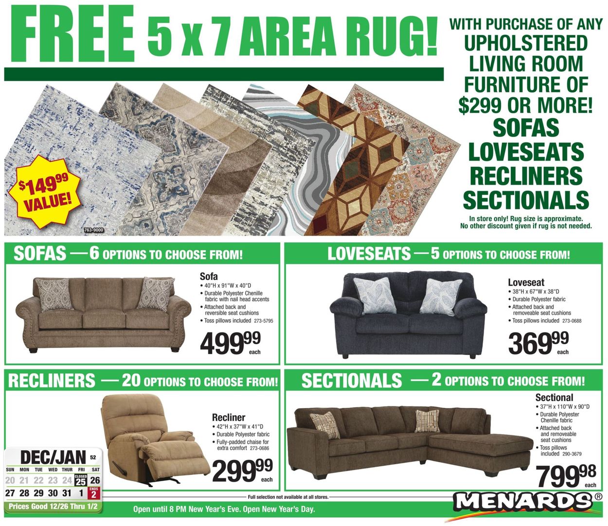 Menards New Years Sale Current weekly ad 12/26 01/02/2021 frequent
