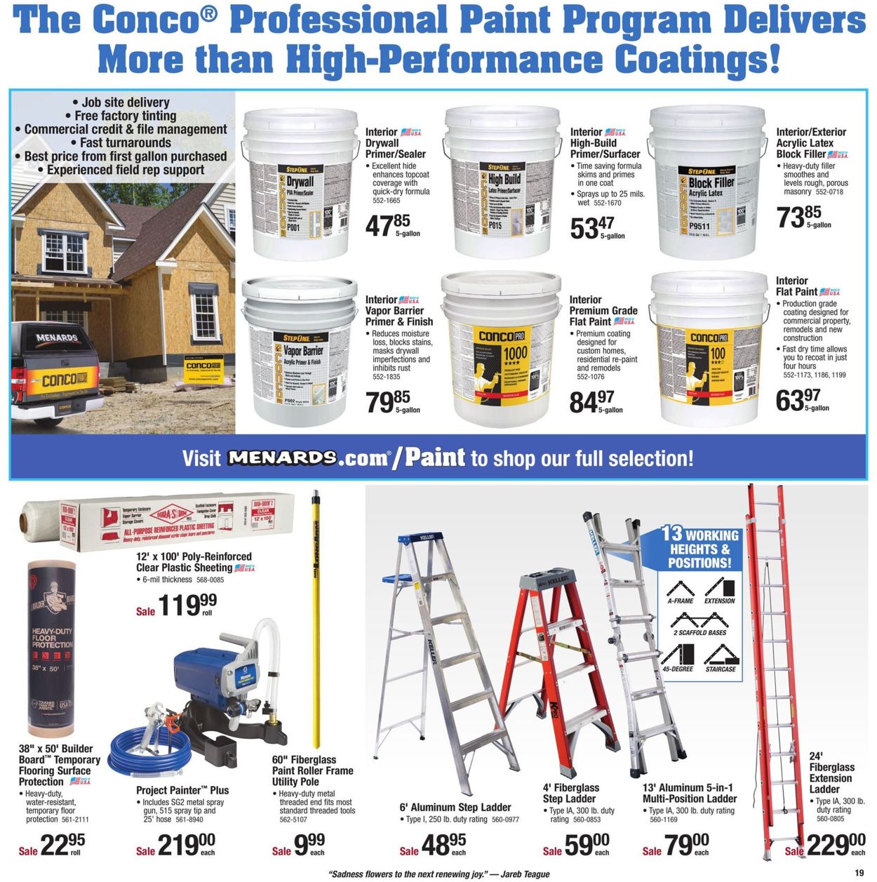 Catalogue Menards Project Day Sale 2021 from 01/03/2021