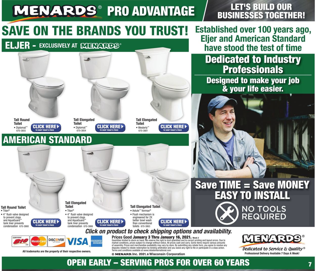 Catalogue Menards from 01/03/2021