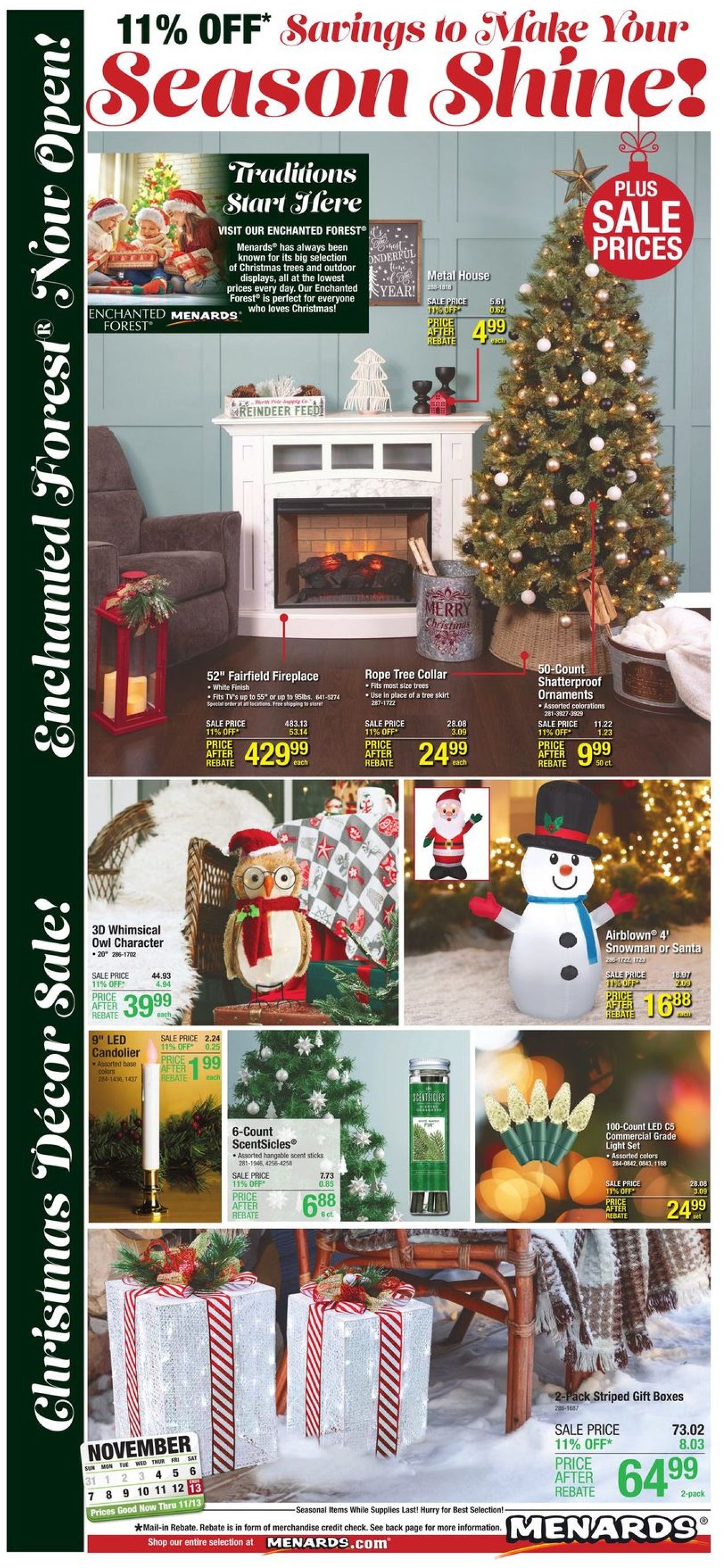 Menards Christmas Catalog 2022 Menards Christmas 2021 Current Weekly Ad 11/04 - 11/13/2021 -  Frequent-Ads.com