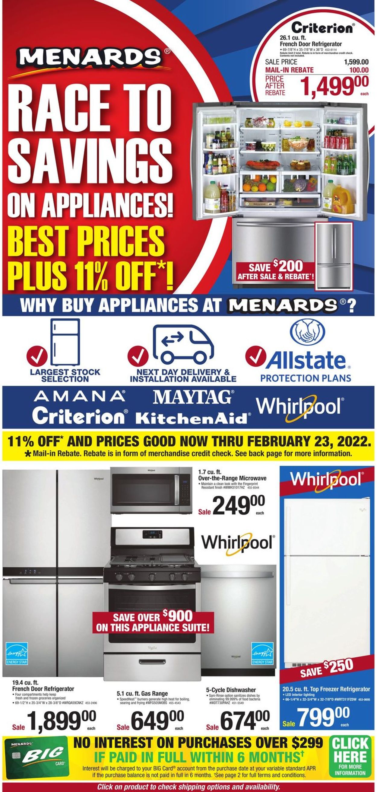 Catalogue Menards from 02/20/2022