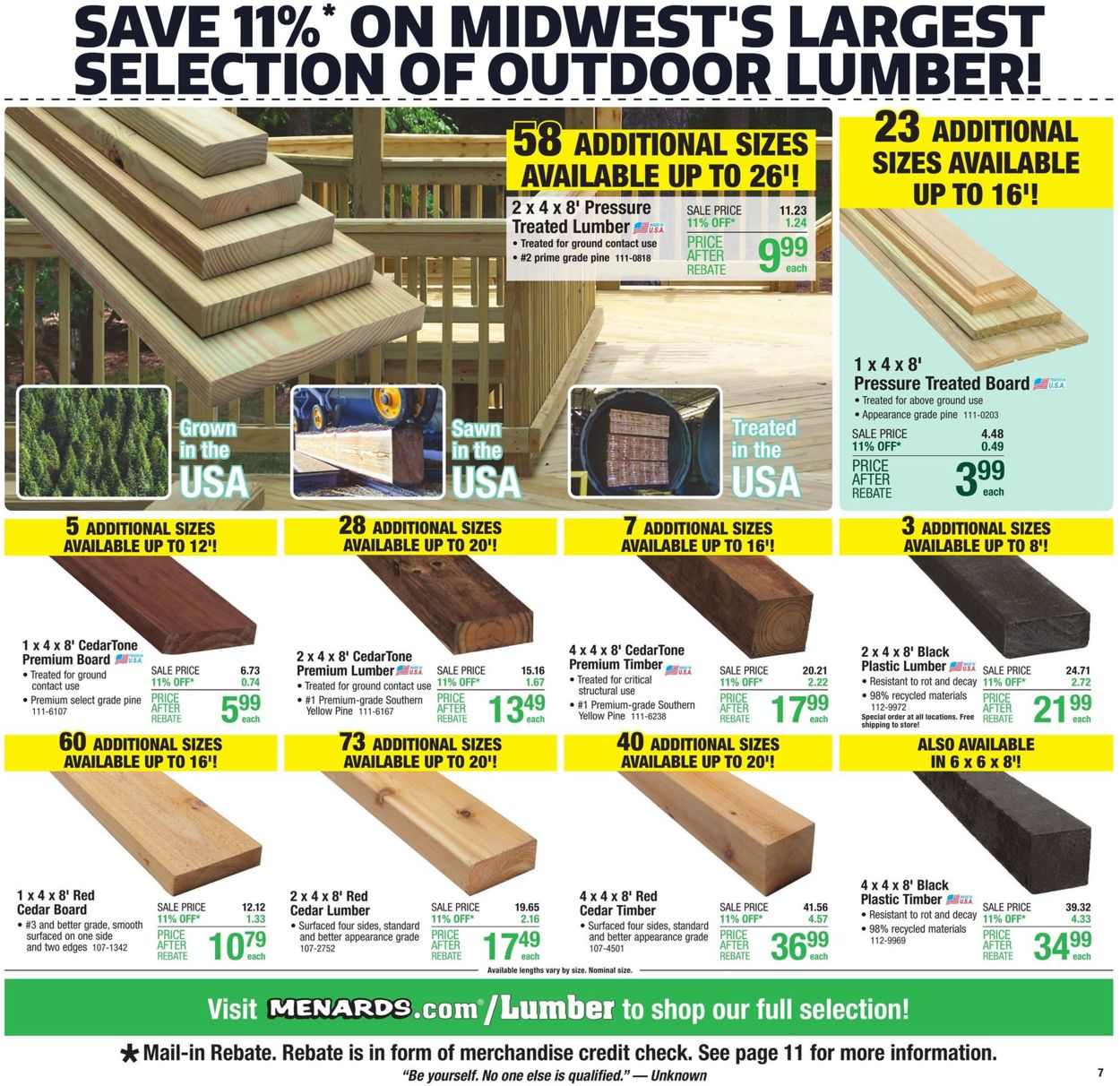Catalogue Menards EASTER 2022 from 04/07/2022
