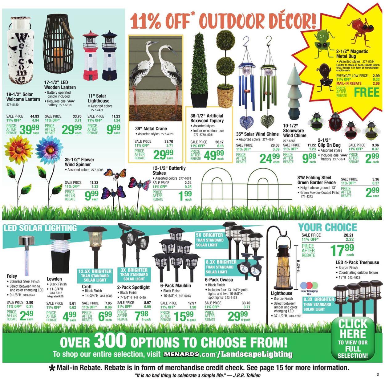 Catalogue Menards EASTER 2022 from 04/13/2022