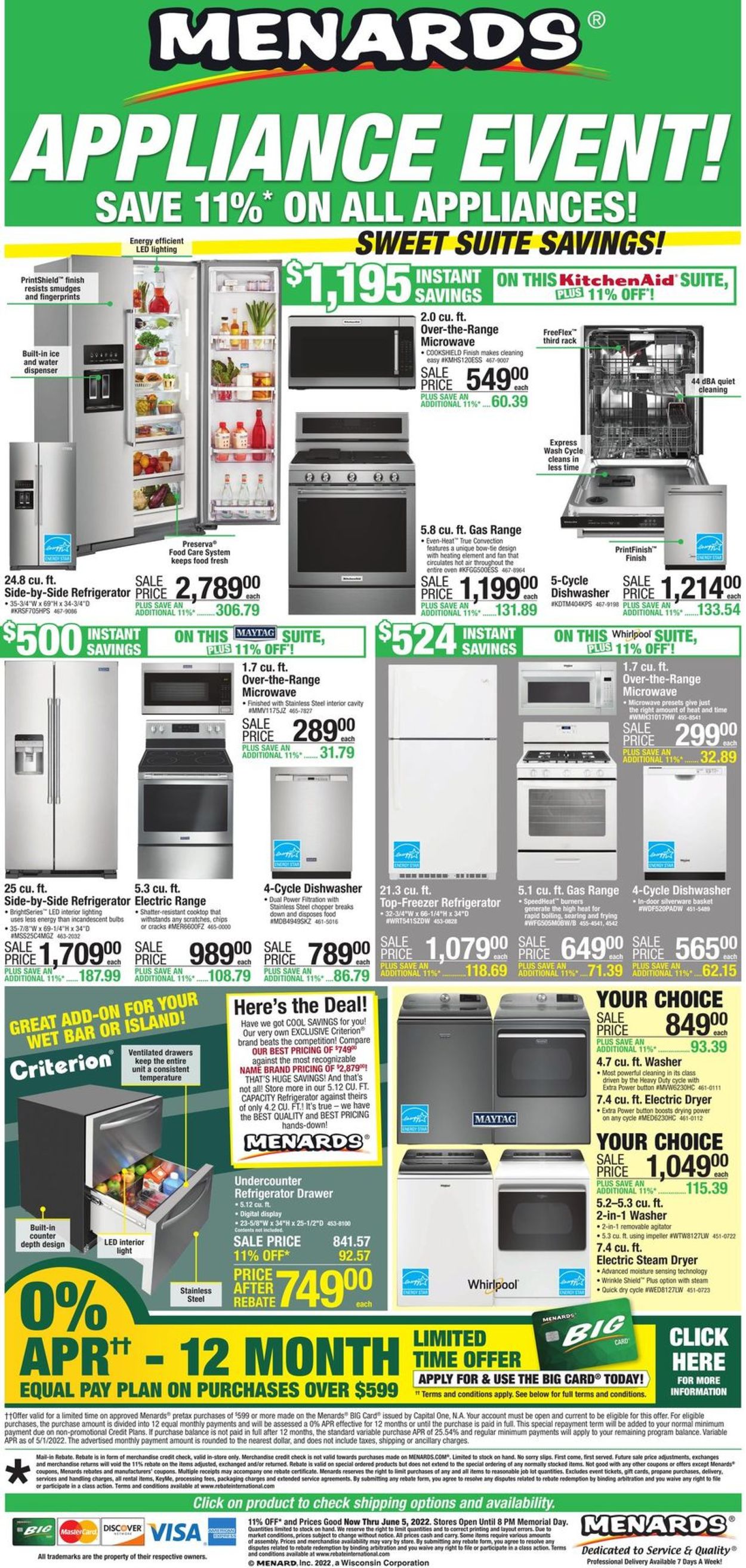 Catalogue Menards from 05/25/2022