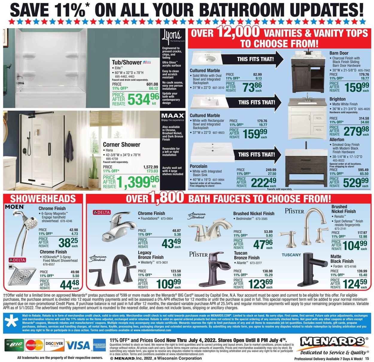Menards 4th of July Sale Current weekly ad 06/23 07/04/2022 [23