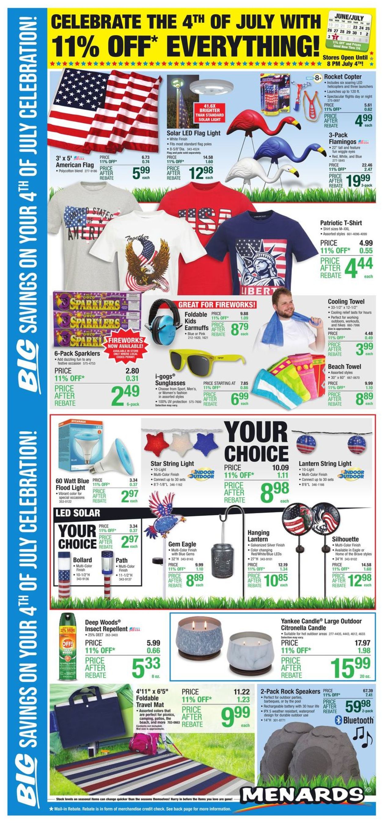 Menards 4th of July Sale Current weekly ad 06/23 07/04/2022
